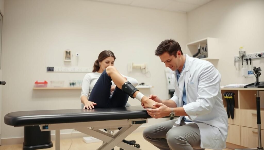 prosthetic leg fitting process